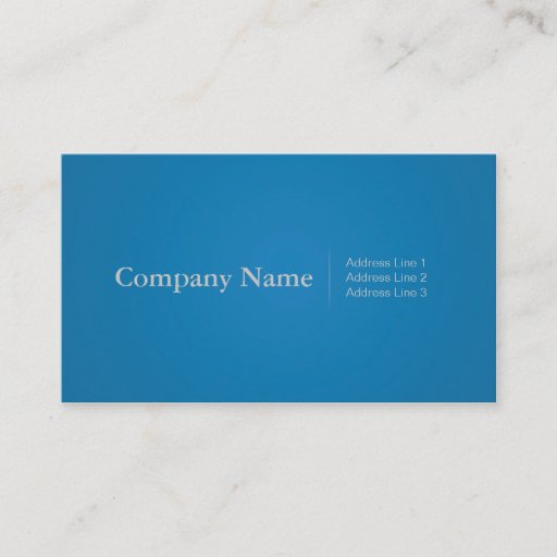 Customizable Simple Profressional Business Cards in Blue