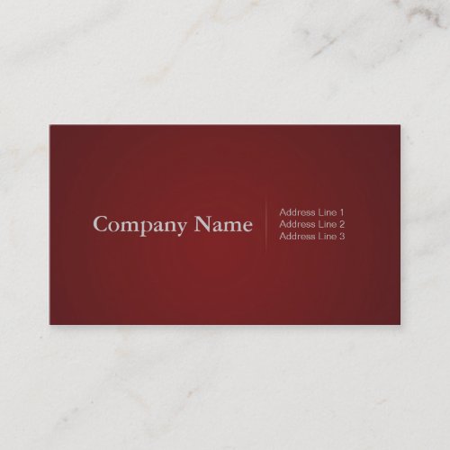Simple Profressional Business Cards in Red