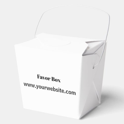 Simple Promotion Medium Take Out 3"x2.25"x3.125" Favor Boxes