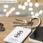 Simple Promotional Keychain with Logo<br><div class="desc">Elevate your brand with Simple Promotional Keychain with Logo, featuring a sleek double-sided modern minimalist design. Perfect for showcasing your logo with classic typography, this keychain is ideal for company promotional gifts, marketing swag, conference event giveaways, and employee or client appreciation. Designed to impress, these custom-branded keychains are a practical...</div>