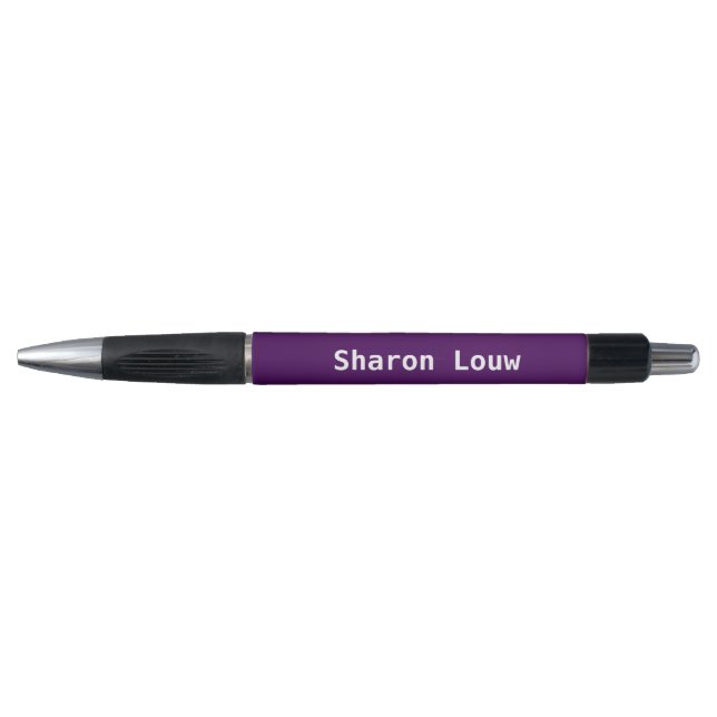 Simple purple and white pen (Front)