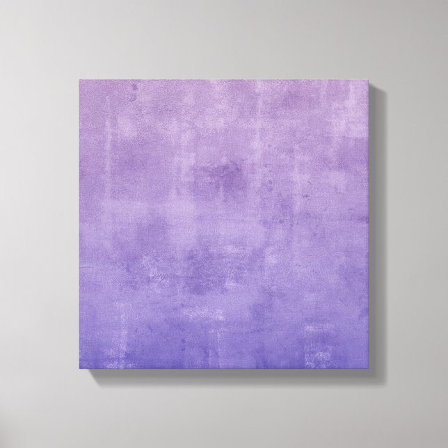 Simple Purple Blue rustic abstract Canvas Print (Front)
