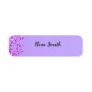 Simple Purple Gradient Name Tag