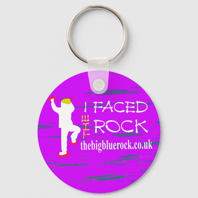 simple purple keychain (Front)