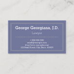 [ Thumbnail: Simple Purple Professional Business Card ]