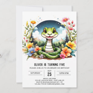 Simple Python Children Birthday Party Invitation