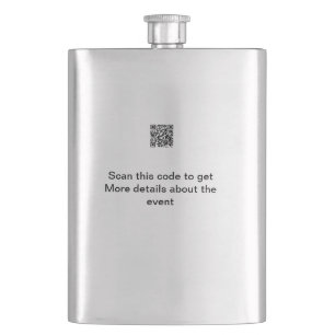 Simple Q R code scan business event template atext Flask