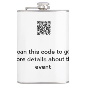 Simple Q R code scan business event template atext Flask