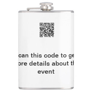 Simple Q R code scan business event template atext Flask