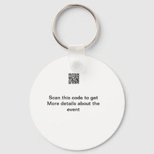 Simple Q R code scan business event template atext Keychain