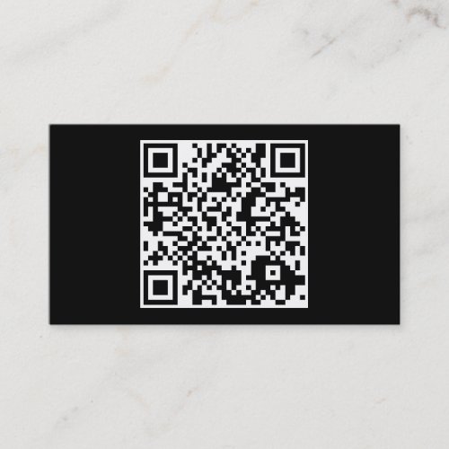 simple QR code Business Card