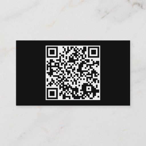 Customizable simple QR code Business Card