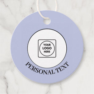 Simple QR Logo Text Business Label price tags