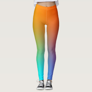 Simple Rainbow Colorful  Leggings