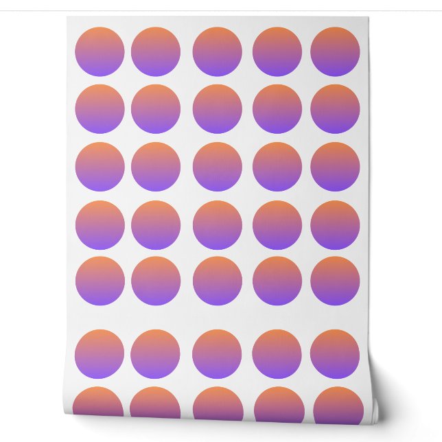 Simple Rainbow Round  Wallpaper (Unrolling)