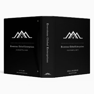 Simple Real Estate Agent Business 3 Ring Binder