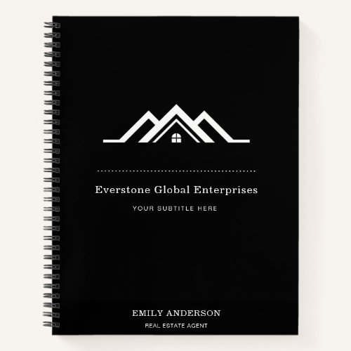 Simple Real Estate Agent Business Notebook