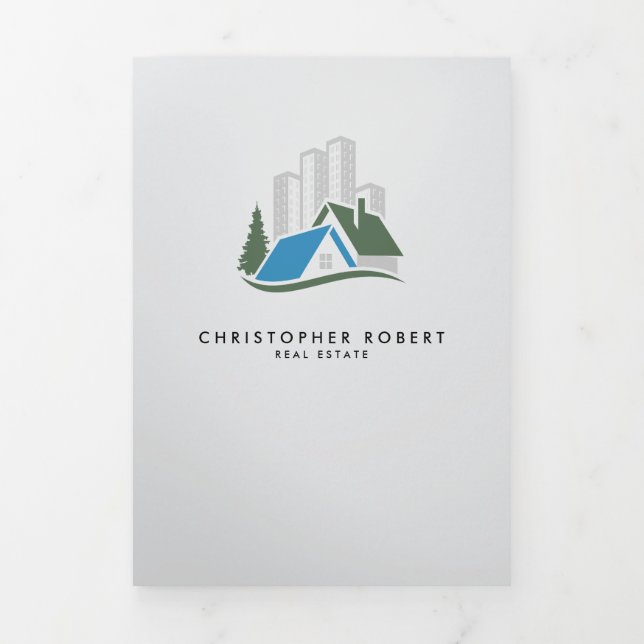 Simple Real Estate Fold Card (Cover)