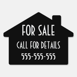 Simple Real Estate For Sale Outdoor Yard Sign