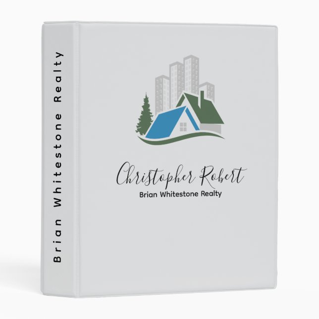 Simple Real Estate Mini Binder (Front/Spine)