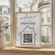 Simple Real Estate Open House Sign In QR Code Flyer | Zazzle