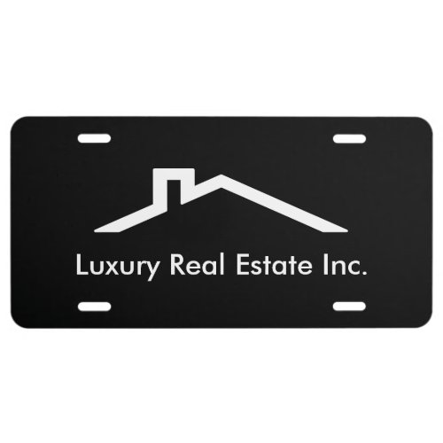 Simple Realtor License Plate