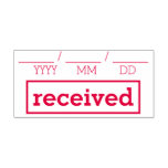 [ Thumbnail: Simple "Received" Rubber Stamp ]