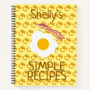 Simple Recipes Custom Notebook