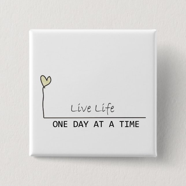 simple recovery pinback button (Front)