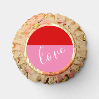 Simple Red and Pink Love Celebration Reese's Peanut Butter Cups