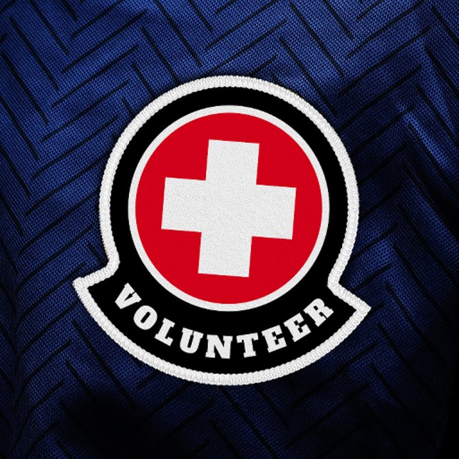 Simple Red And White First Aid Health Professional Patch (Creator Uploaded)