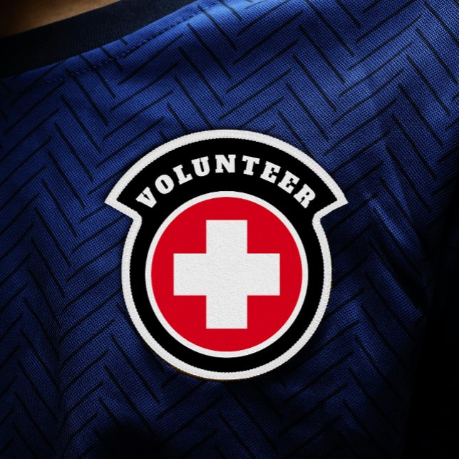 Simple Red And White First Aid Health Professional Patch (Creator Uploaded)