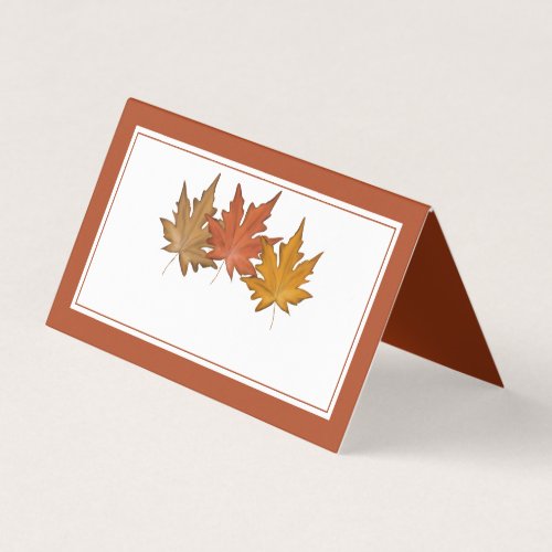 Simple Red Autumn Maple Leaf Blank