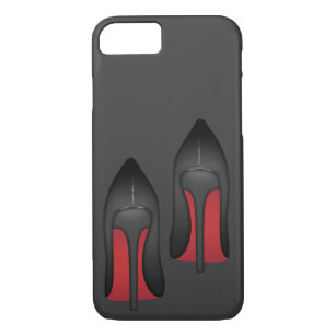 Simple Red bottoms stilettos shoes high heels iPhone 8/7 Case