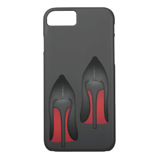 Simple Red bottoms stilettos shoes high heels iPhone 8/7 Case