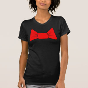 Simple Red Bow Shirt