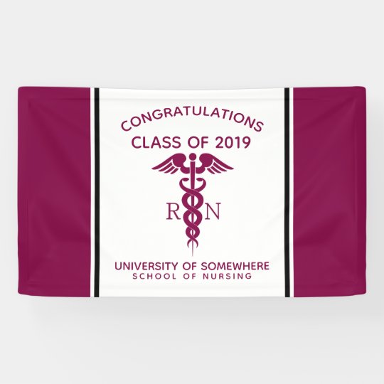 Simple Red Caduceus Nurse Medical Symbol Banner | Zazzle.com
Red Nursing Caduceus