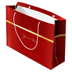 Simple Red Gift Bag