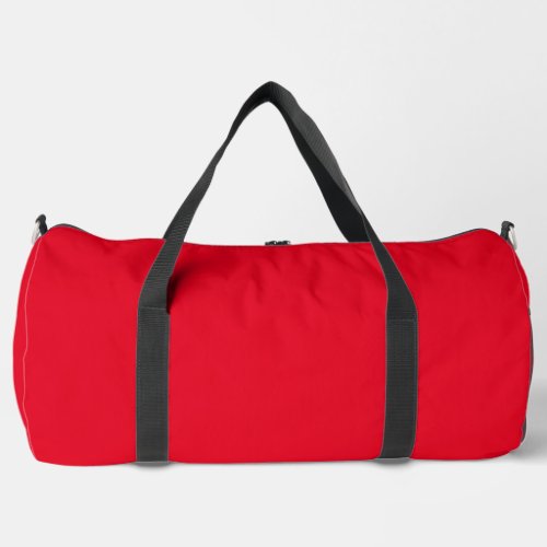 Simple Red Large Duffel Bag Printed Duffel Bags
