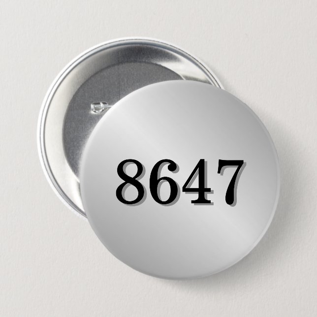 Simple Resistance 8647 Button (Front & Back)