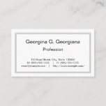 [ Thumbnail: Simple, Respectable Professional Business Card ]