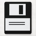 Simple Retro Floppy Disk Mousepad