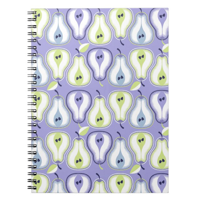 Simple retro pears notebook (Front)