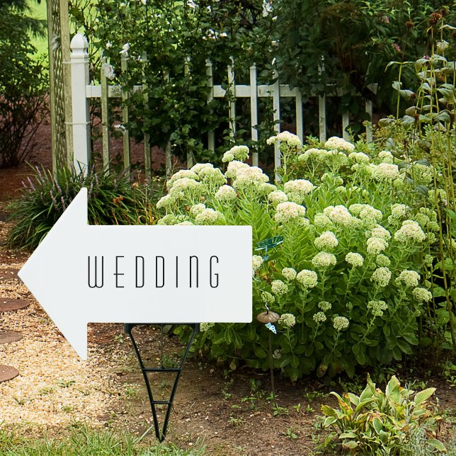 Simple Retro Wedding Directional Sign (Creator Uploaded)