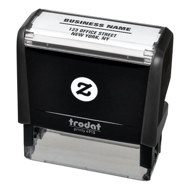 Simple Return Address Personalized Custom Self-inking Stamp (Product)