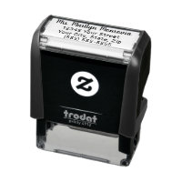 Simple Return Address & Phone Number Self-inking Stamp