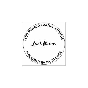 Simple Return Address Rubber Stamp