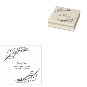 Simple Return Address Rubber Stamp