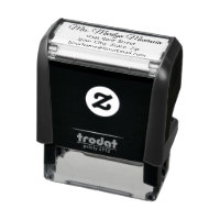 Simple Return Address Self-inking Stamp