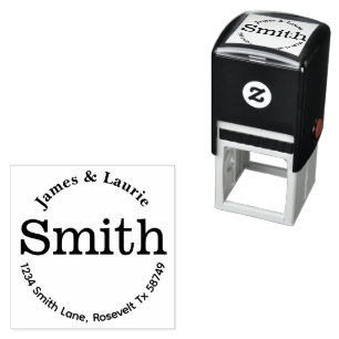 Simple Return Address Self-inking Stamp
